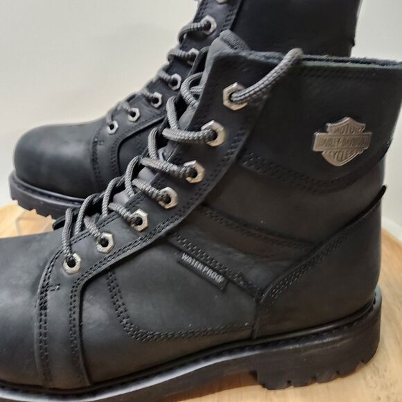 Harley-Davidson Lagarto CT Work Boots – Men’s 9.5 | Black | Composite Toe - Picture 6 of 13